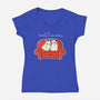 Soulmates-Womens-V-Neck-Tee-Freecheese
