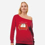 Soulmates-Womens-Off Shoulder-Sweatshirt-Freecheese