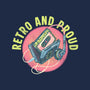 Retro And Proud-Womens-Fitted-Tee-glitchygorilla