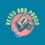 Retro And Proud-Womens-Fitted-Tee-glitchygorilla