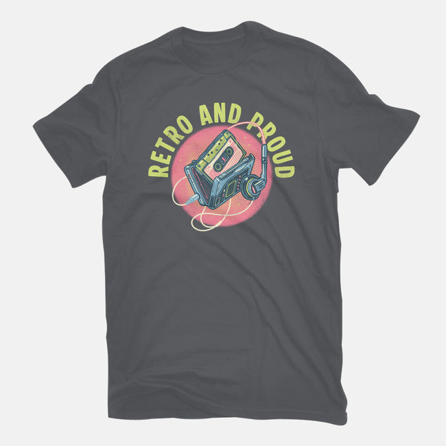 Retro And Proud-Womens-Basic-Tee-glitchygorilla