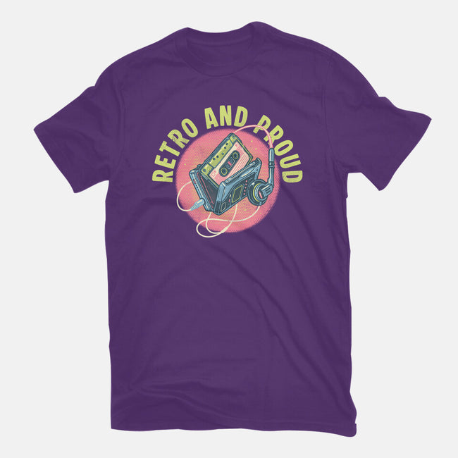 Retro And Proud-Womens-Fitted-Tee-glitchygorilla