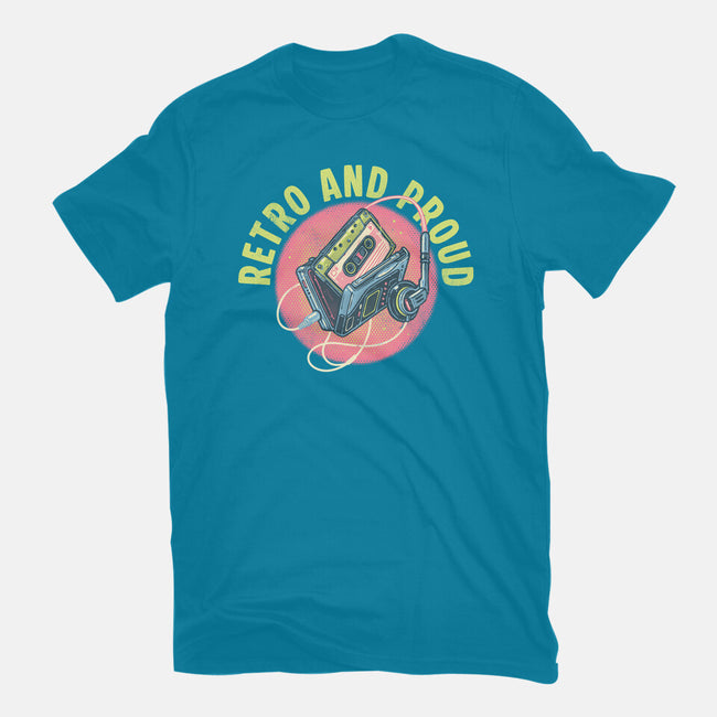 Retro And Proud-Womens-Fitted-Tee-glitchygorilla