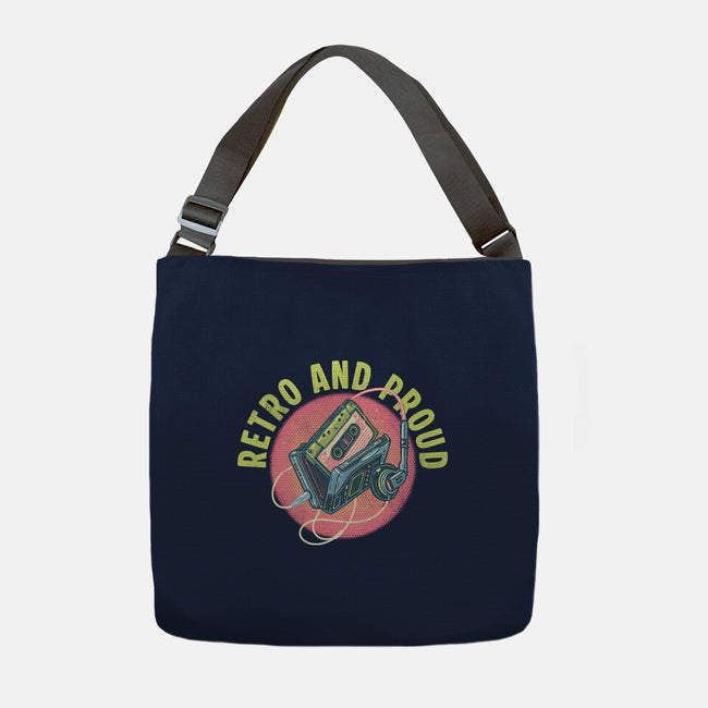 Retro And Proud-None-Adjustable Tote-Bag-glitchygorilla