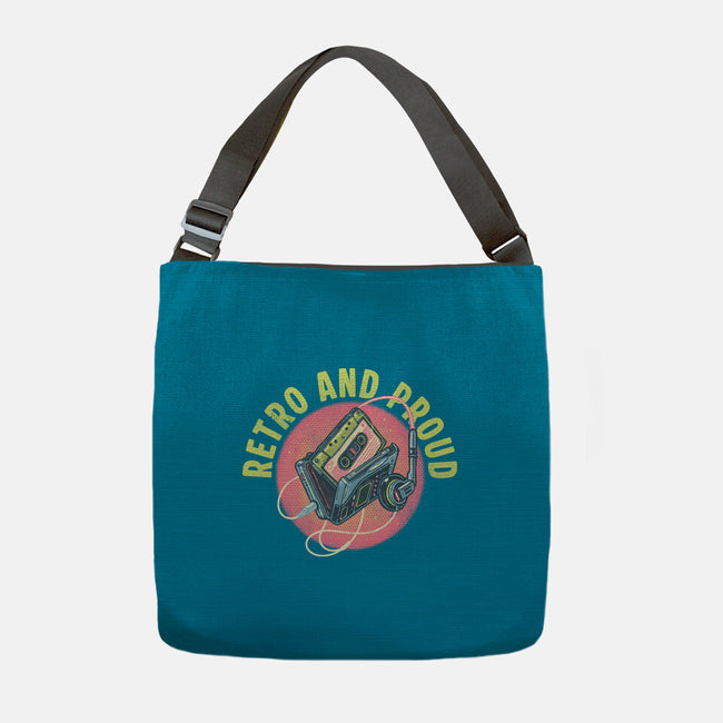 Retro And Proud-None-Adjustable Tote-Bag-glitchygorilla