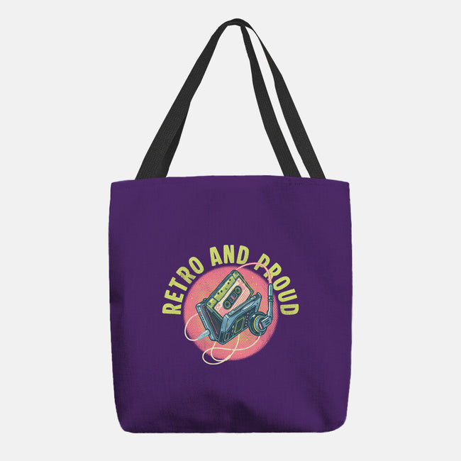 Retro And Proud-None-Basic Tote-Bag-glitchygorilla