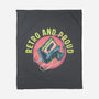 Retro And Proud-None-Fleece-Blanket-glitchygorilla