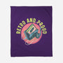 Retro And Proud-None-Fleece-Blanket-glitchygorilla