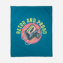 Retro And Proud-None-Fleece-Blanket-glitchygorilla
