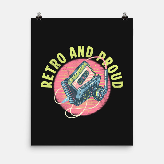 Retro And Proud-None-Matte-Poster-glitchygorilla