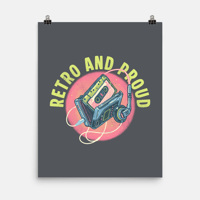 Retro And Proud-None-Matte-Poster-glitchygorilla