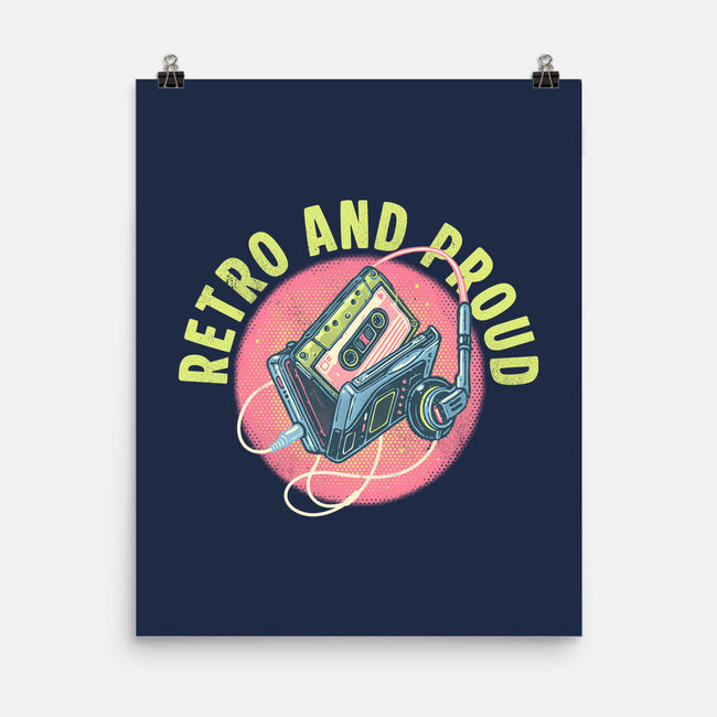 Retro And Proud-None-Matte-Poster-glitchygorilla