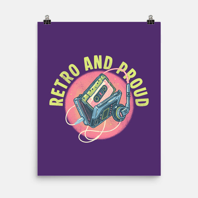 Retro And Proud-None-Matte-Poster-glitchygorilla