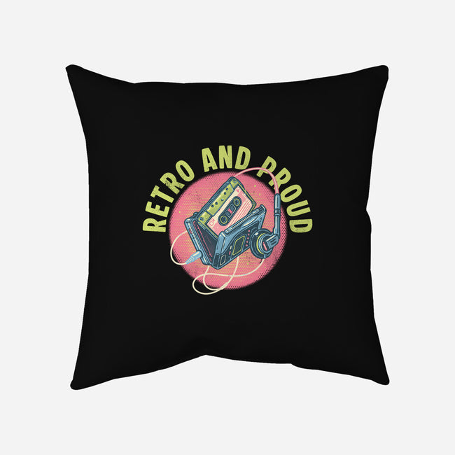 Retro And Proud-None-Removable Cover w Insert-Throw Pillow-glitchygorilla
