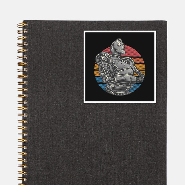 Retro Giant-None-Glossy-Sticker-glitchygorilla