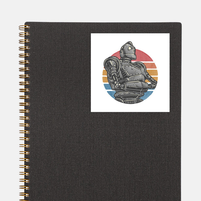 Retro Giant-None-Glossy-Sticker-glitchygorilla