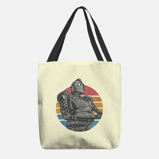 Retro Giant-None-Basic Tote-Bag-glitchygorilla