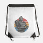 Retro Giant-None-Drawstring-Bag-glitchygorilla