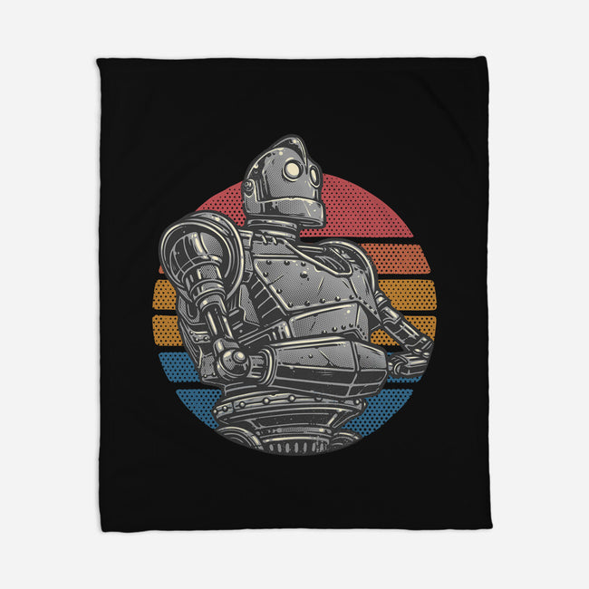 Retro Giant-None-Fleece-Blanket-glitchygorilla