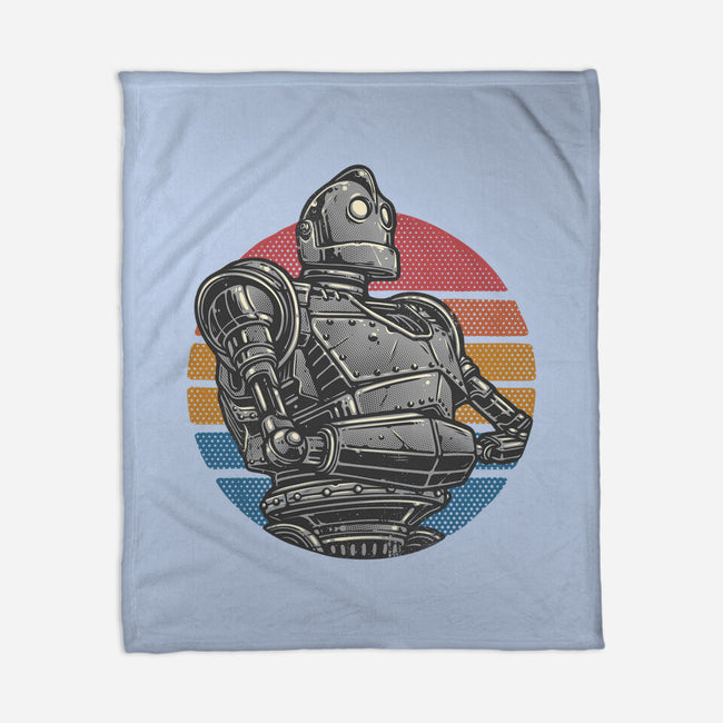 Retro Giant-None-Fleece-Blanket-glitchygorilla