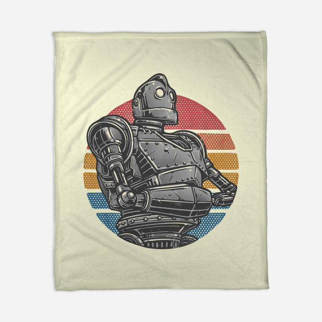 Retro Giant-None-Fleece-Blanket-glitchygorilla