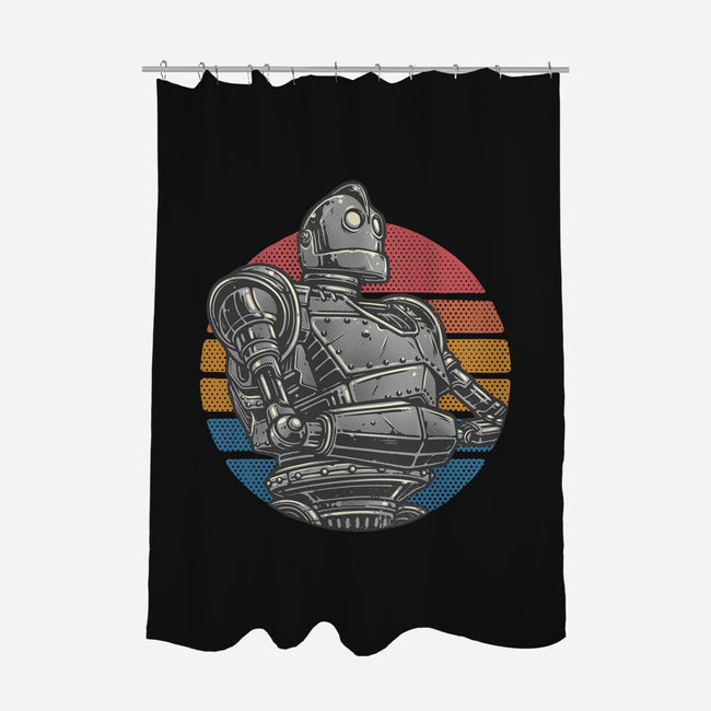 Retro Giant-None-Polyester-Shower Curtain-glitchygorilla