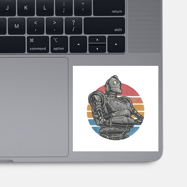 Retro Giant-None-Glossy-Sticker-glitchygorilla