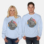 Retro Giant-Unisex-Crew Neck-Sweatshirt-glitchygorilla