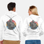 Retro Giant-Unisex-Zip-Up-Sweatshirt-glitchygorilla