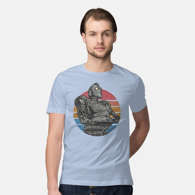 Retro Giant-Mens-Premium-Tee-glitchygorilla