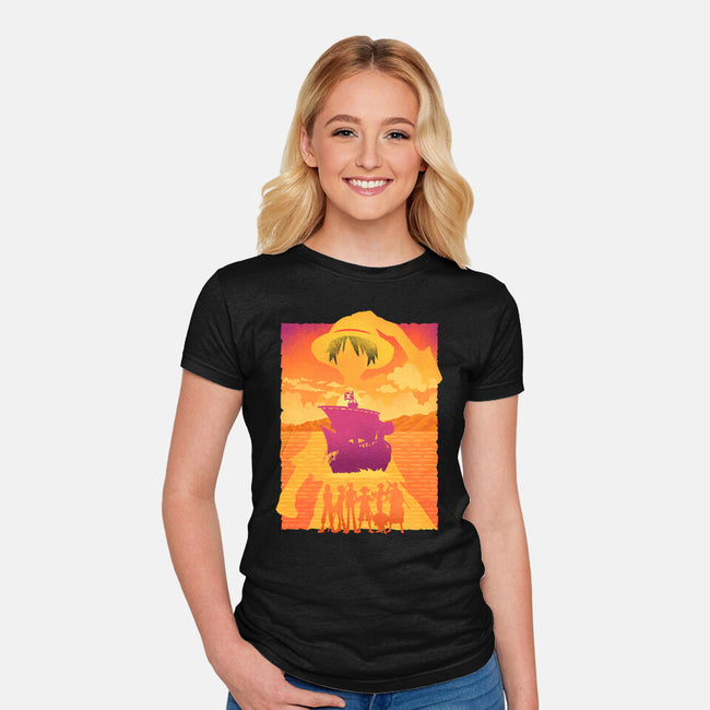 Legendary Pirate Crew-Womens-Fitted-Tee-sachpica
