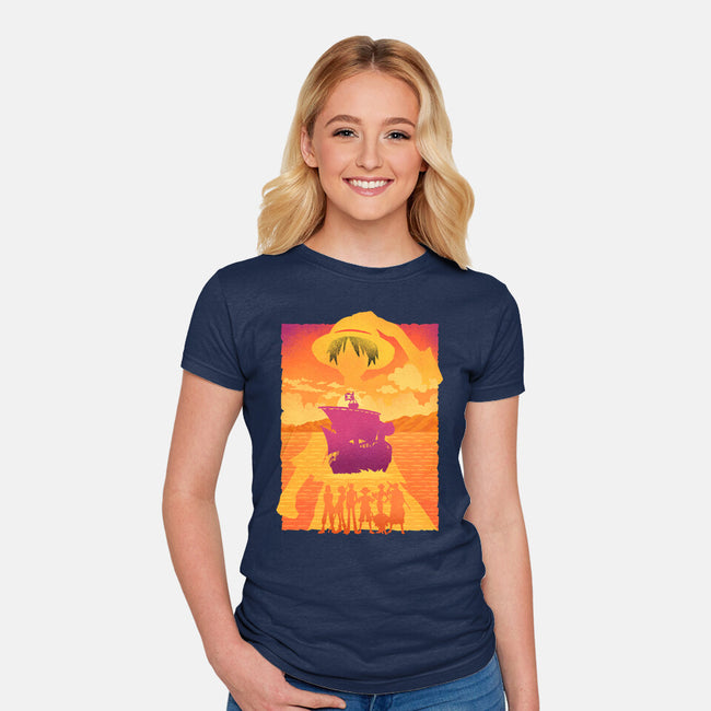 Legendary Pirate Crew-Womens-Fitted-Tee-sachpica