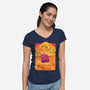 Legendary Pirate Crew-Womens-V-Neck-Tee-sachpica