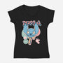 Hawaiian Ice Cream-Womens-V-Neck-Tee-ellr