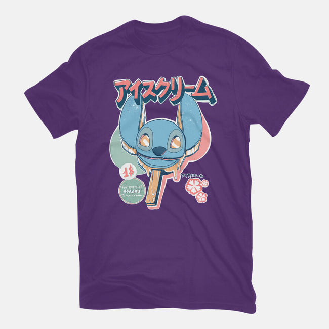 Hawaiian Ice Cream-Womens-Fitted-Tee-ellr