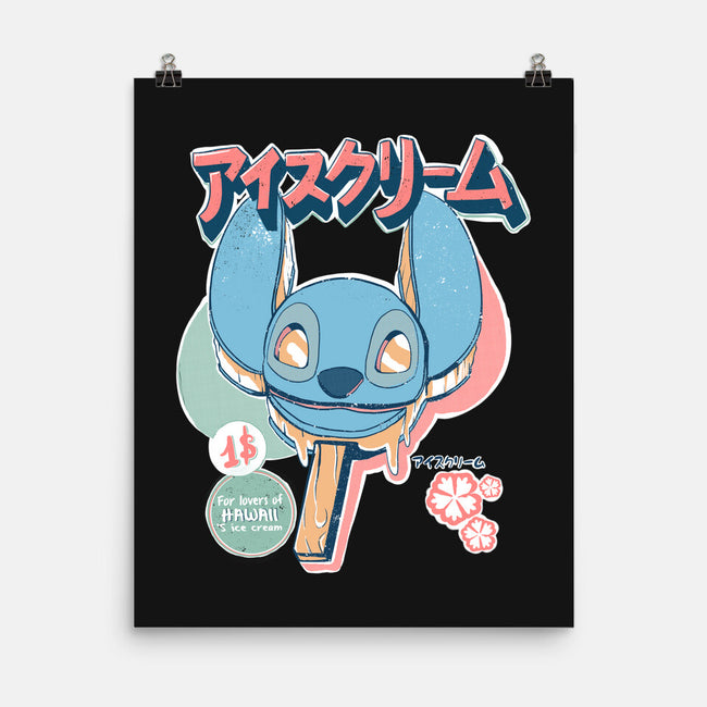 Hawaiian Ice Cream-None-Matte-Poster-ellr
