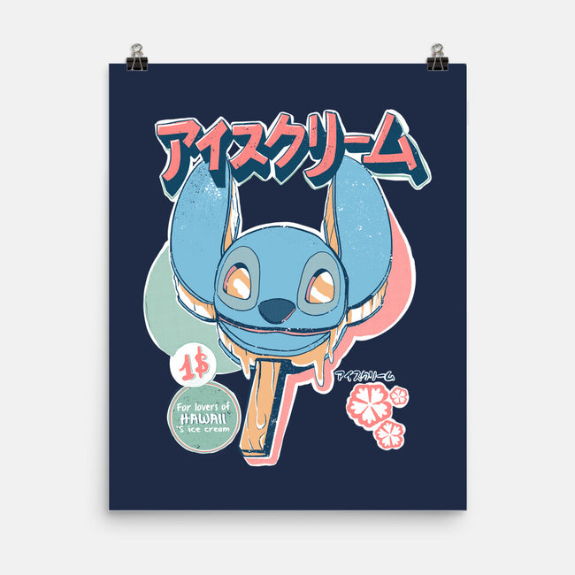 Hawaiian Ice Cream-None-Matte-Poster-ellr