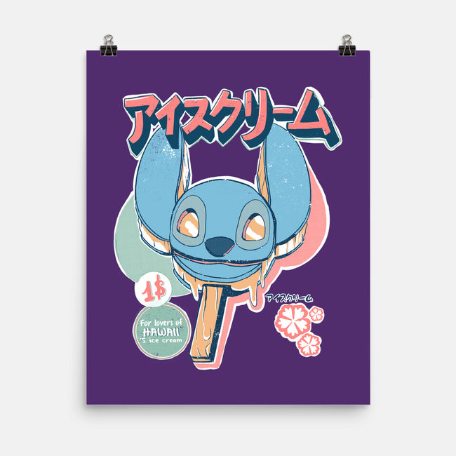 Hawaiian Ice Cream-None-Matte-Poster-ellr