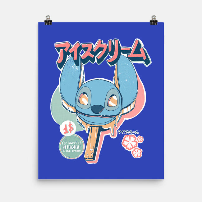 Hawaiian Ice Cream-None-Matte-Poster-ellr
