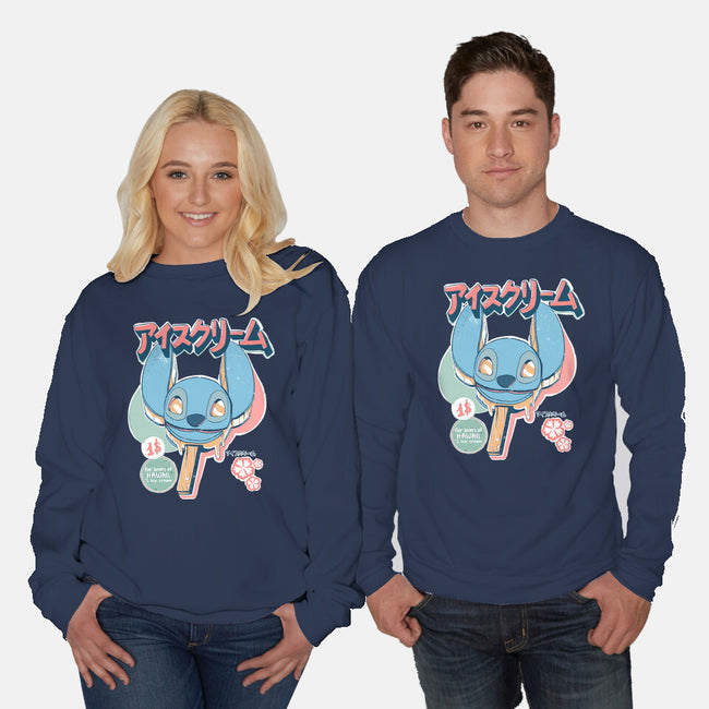 Hawaiian Ice Cream-Unisex-Crew Neck-Sweatshirt-ellr