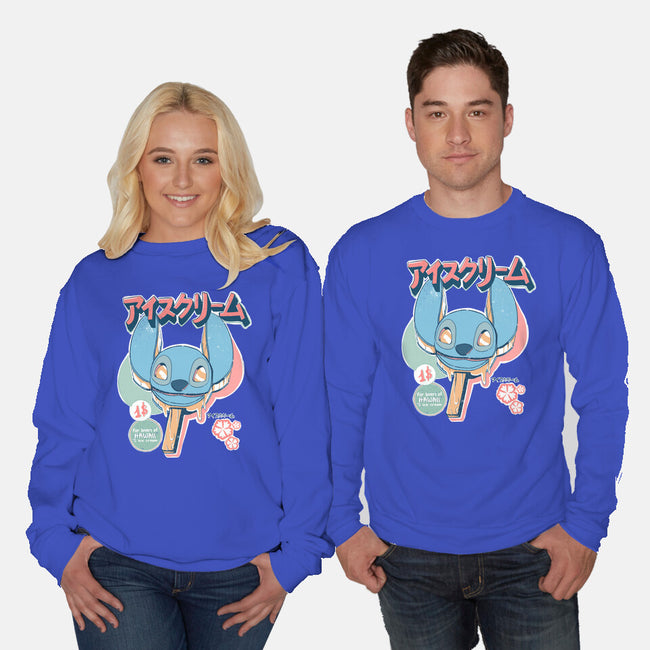 Hawaiian Ice Cream-Unisex-Crew Neck-Sweatshirt-ellr
