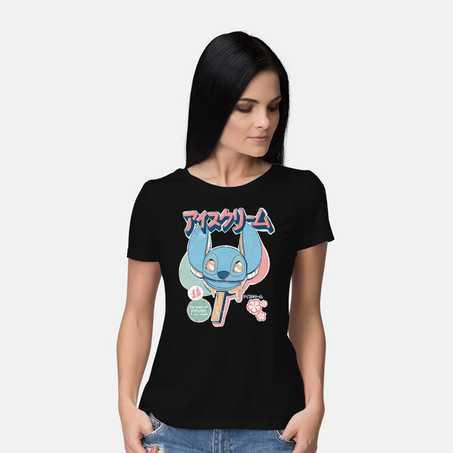 Hawaiian Ice Cream-Womens-Basic-Tee-ellr