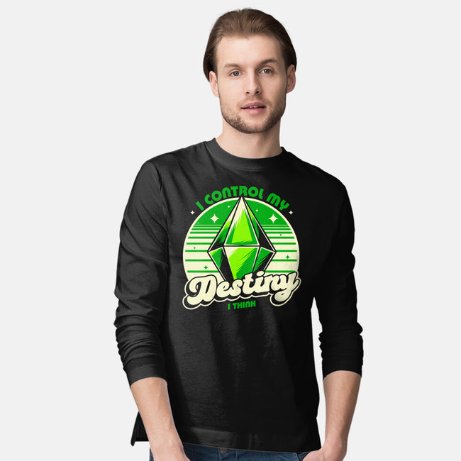 Video Game Destiny-Mens-Long Sleeved-Tee-Studio Mootant