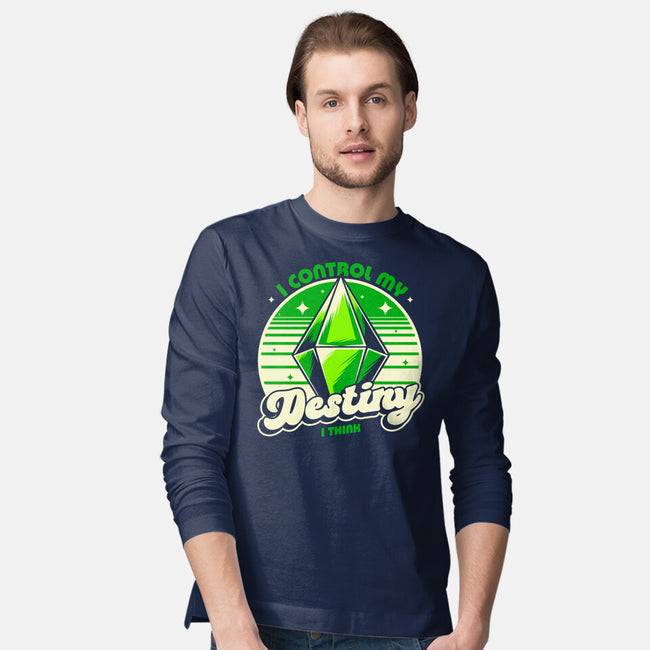 Video Game Destiny-Mens-Long Sleeved-Tee-Studio Mootant