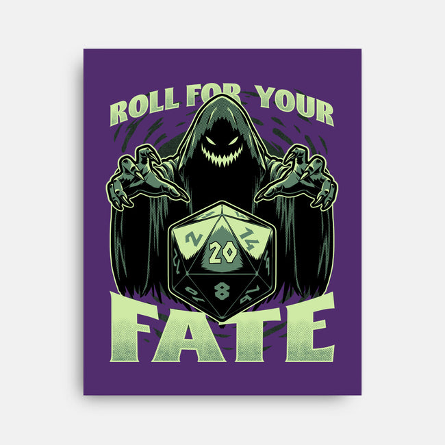 RPG Dice Fate-None-Stretched-Canvas-Studio Mootant