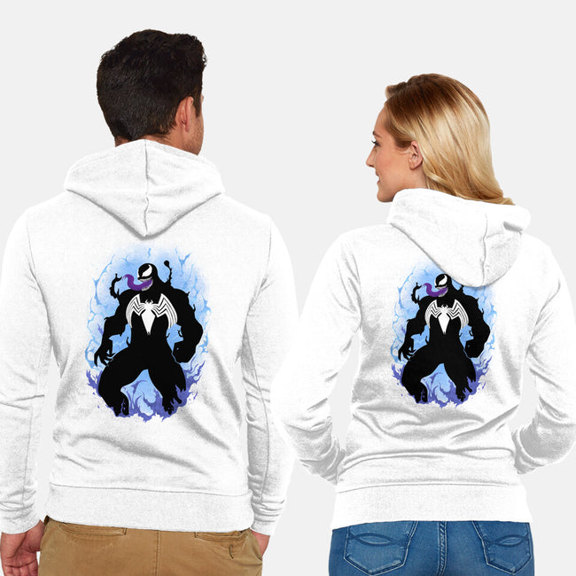 The Black Host-Unisex-Zip-Up-Sweatshirt-MaxoArt