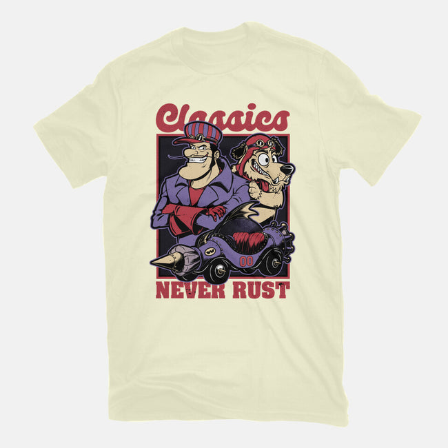 Racer Cartoon Villain-Mens-Basic-Tee-Studio Mootant