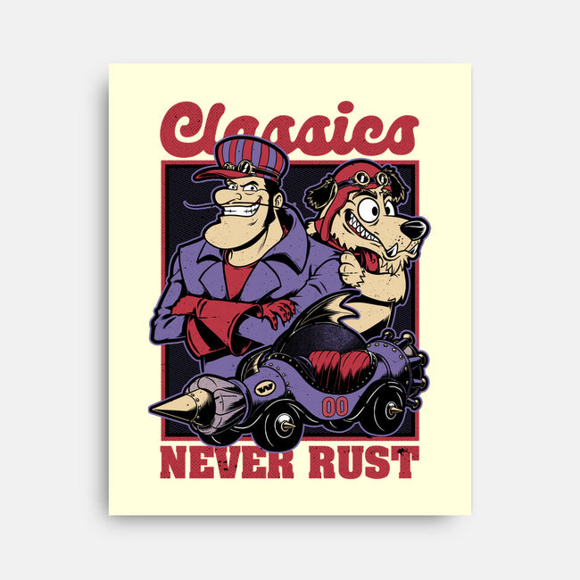 Racer Cartoon Villain-None-Stretched-Canvas-Studio Mootant
