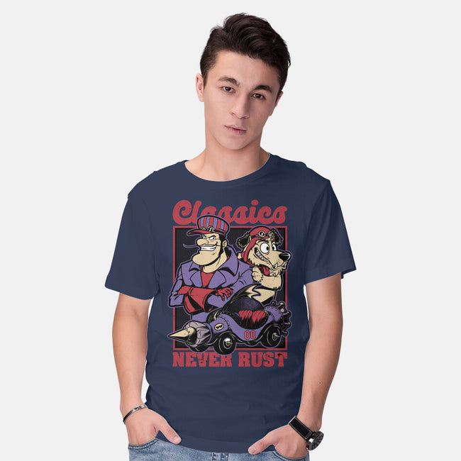 Racer Cartoon Villain-Mens-Basic-Tee-Studio Mootant