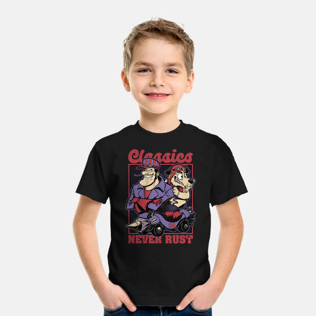 Racer Cartoon Villain-Youth-Basic-Tee-Studio Mootant